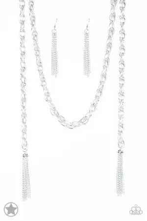 SCARFed For Attention Silver Necklace