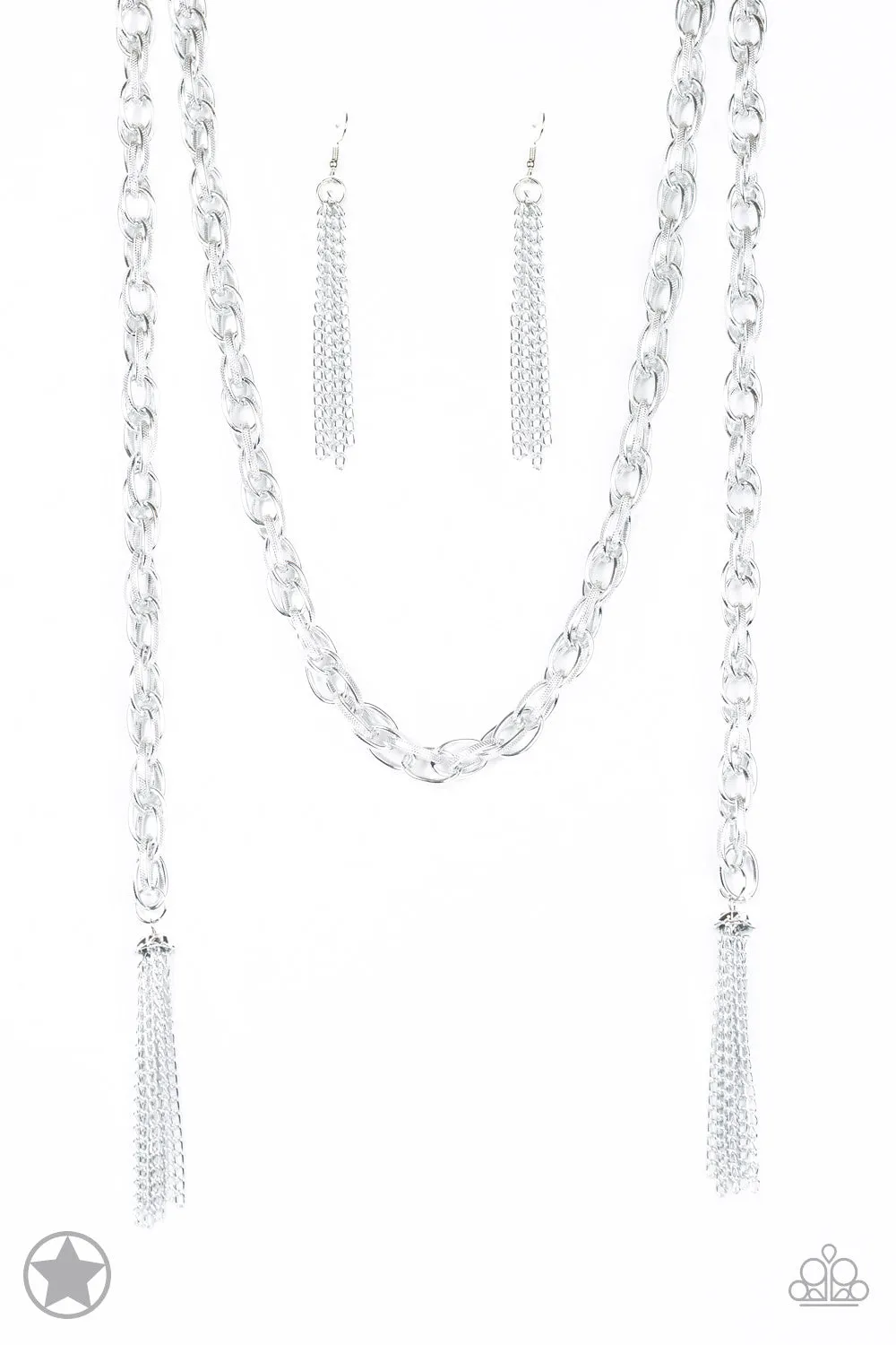 SCARFed For Attention Silver Necklace