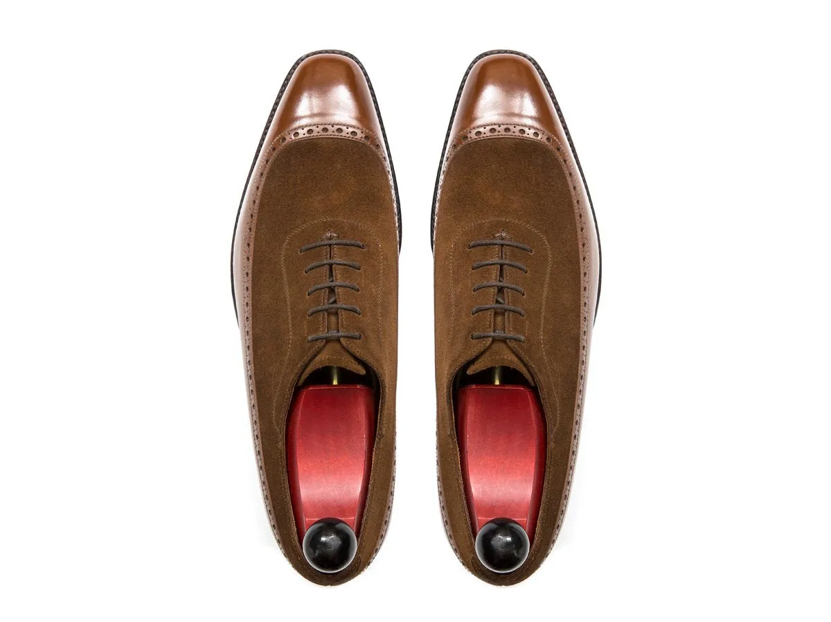Sebastien - MTO - Caramel Calf / Snuff Suede - LPB Last - Single Leather Sole
