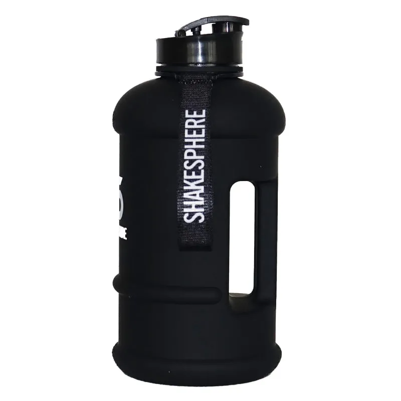 ShakeSphere Hydration Jug Matte Black/White Logo