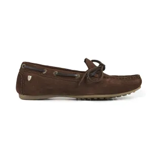 Shires Moretta Sofia Brown Moccasins
