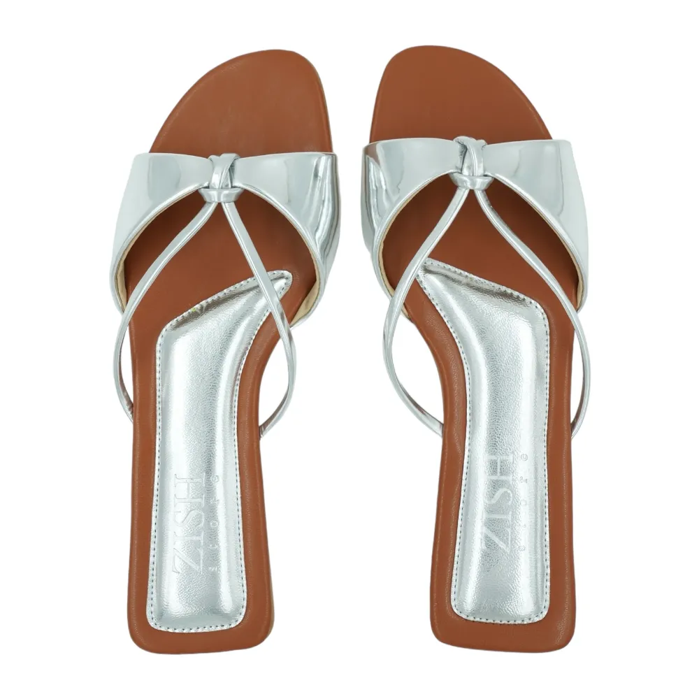 Silver Carolina Flats