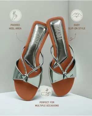 Silver Carolina Flats