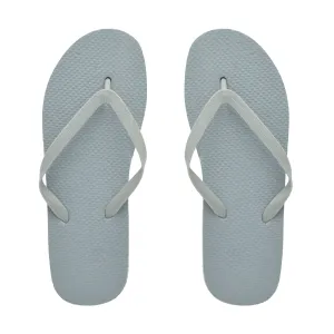 Silver Flip Flops (Case of 48 Pairs)