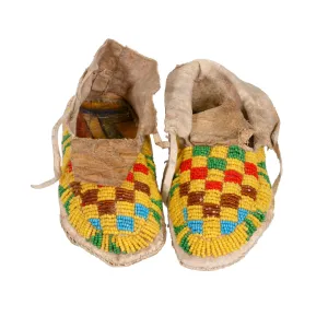 Sioux Child’s Moccasins