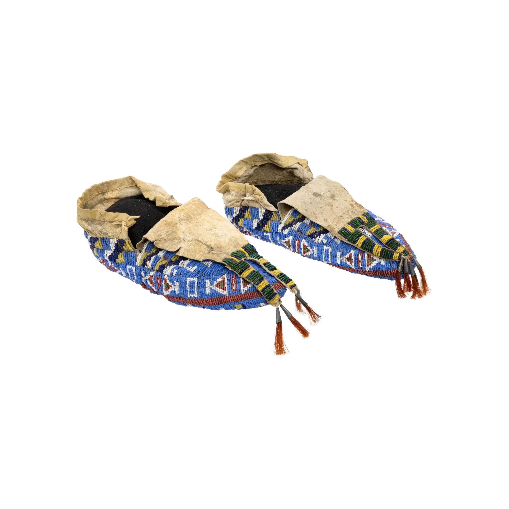 Sioux Fully Beaded Moccasins