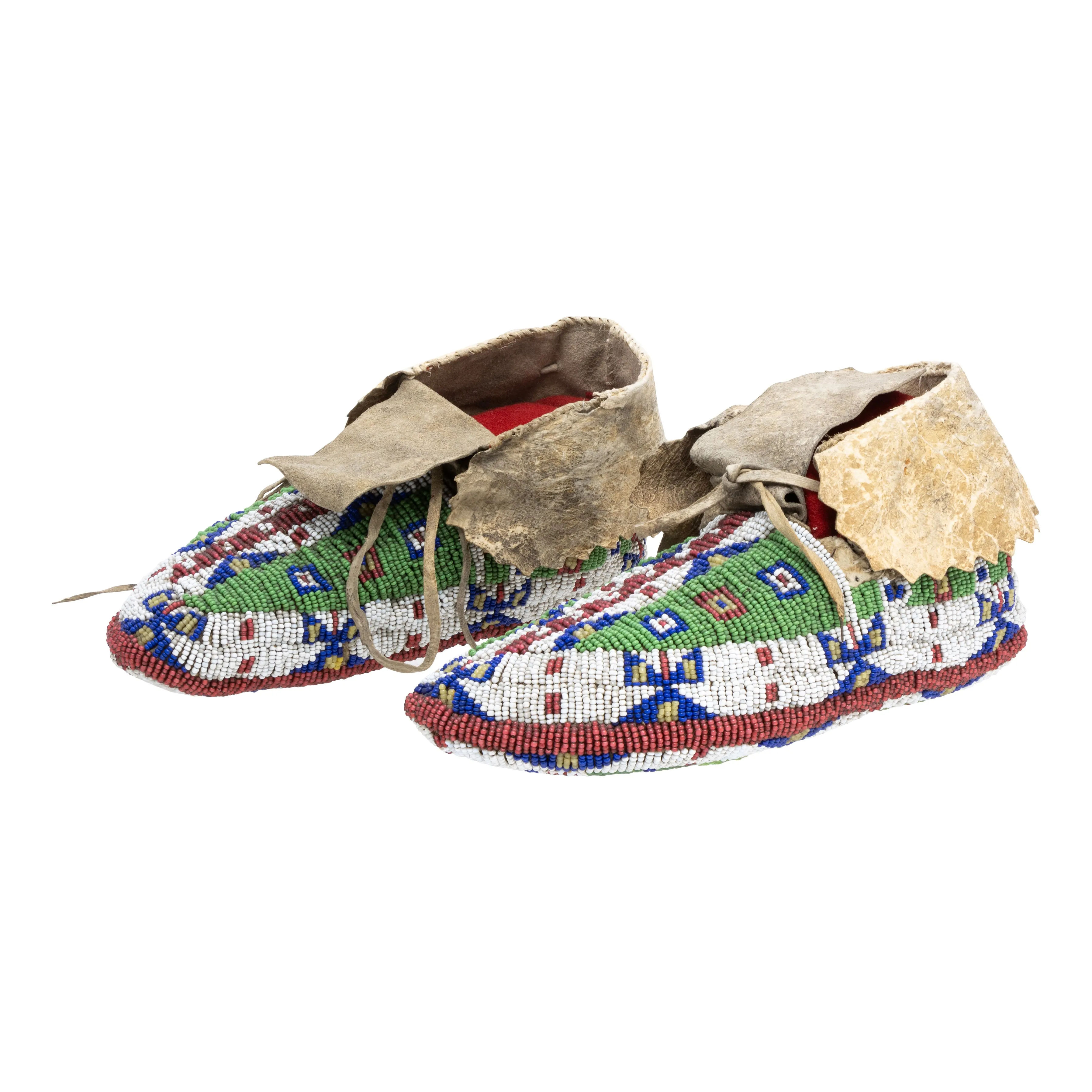 Sioux Fully Beaded Moccasins