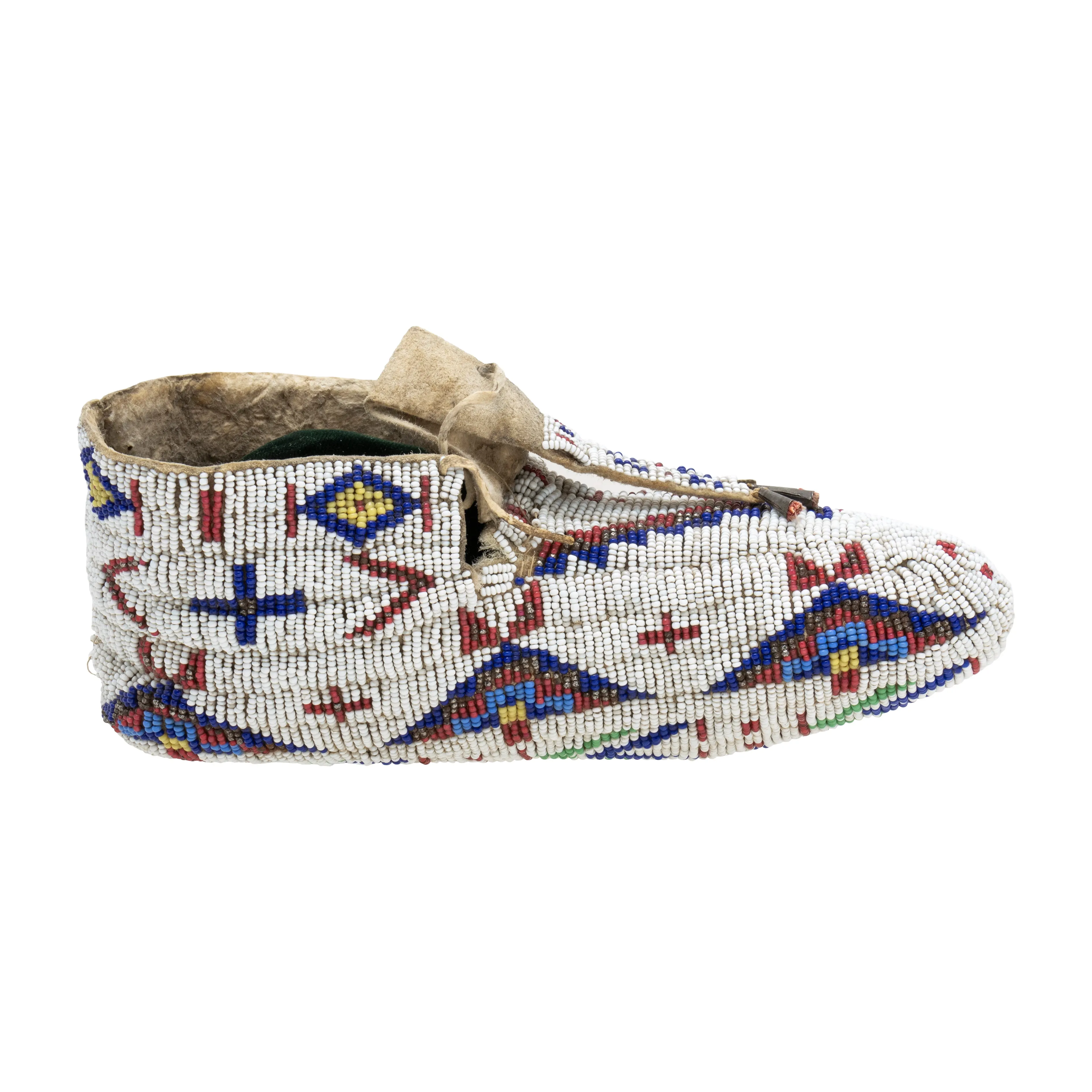 Sioux Fully Beaded Moccasins