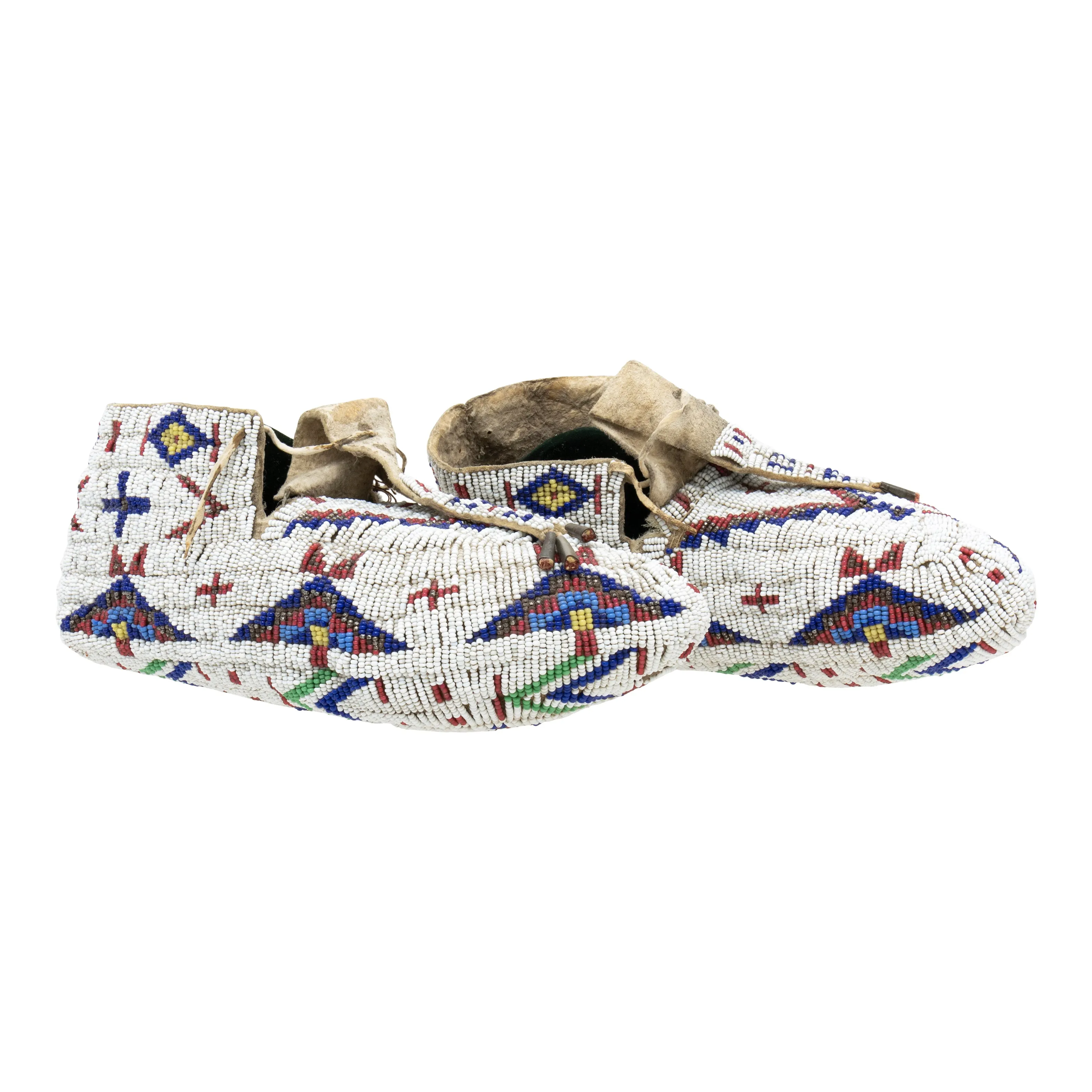 Sioux Fully Beaded Moccasins