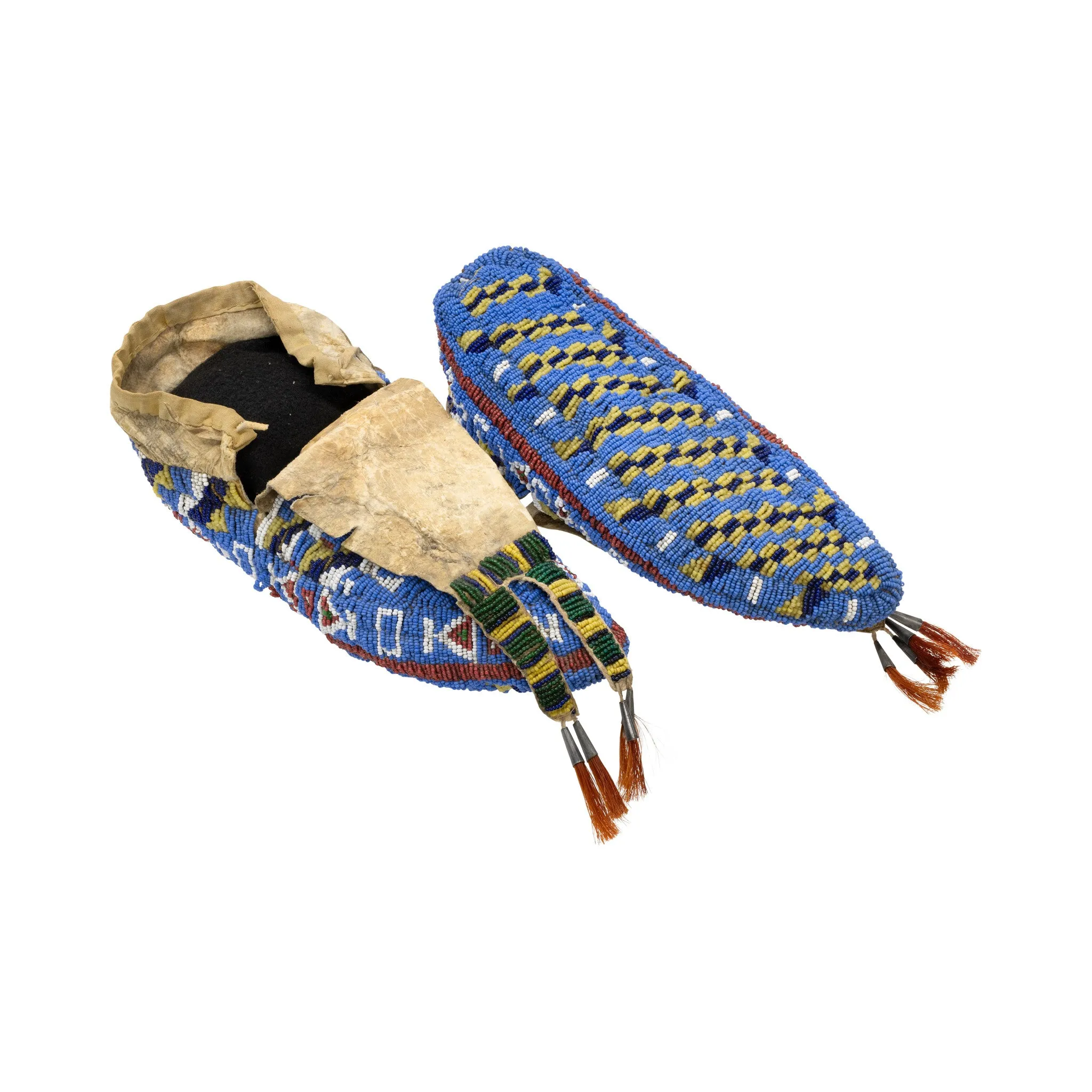 Sioux Fully Beaded Moccasins