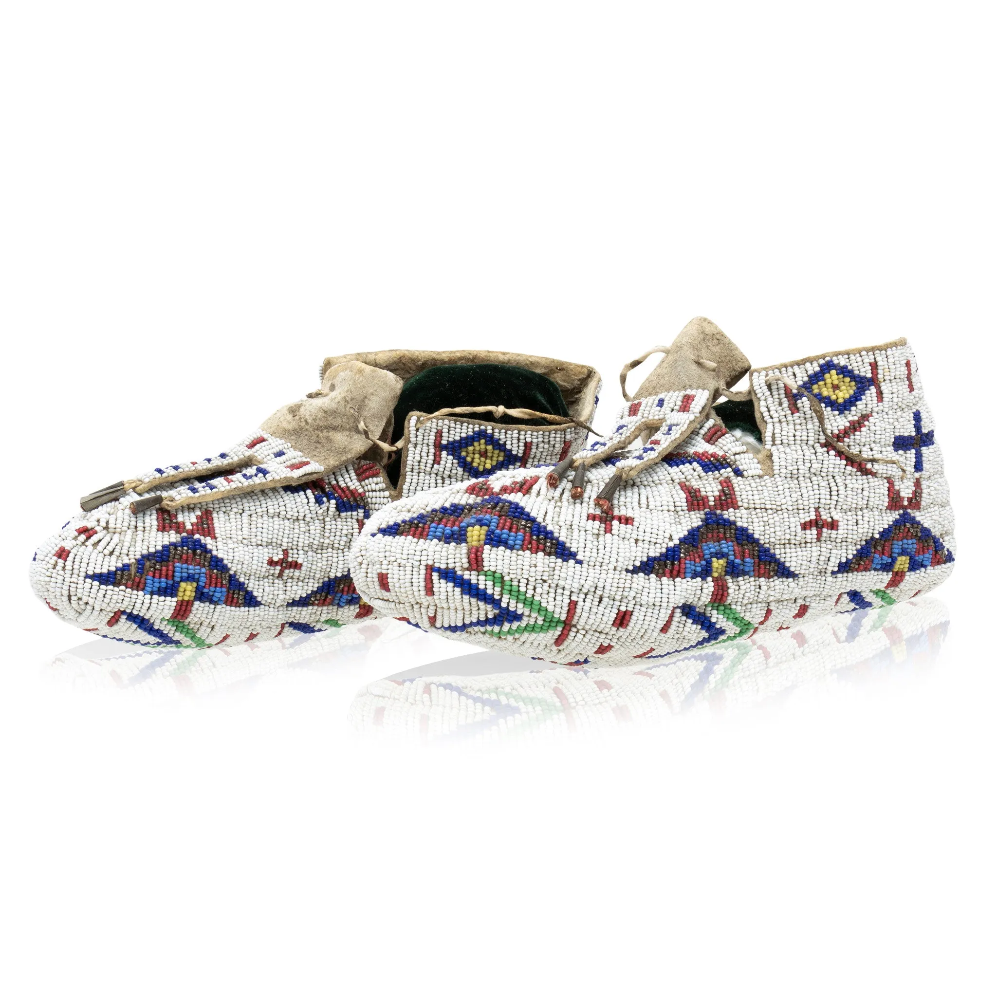 Sioux Fully Beaded Moccasins
