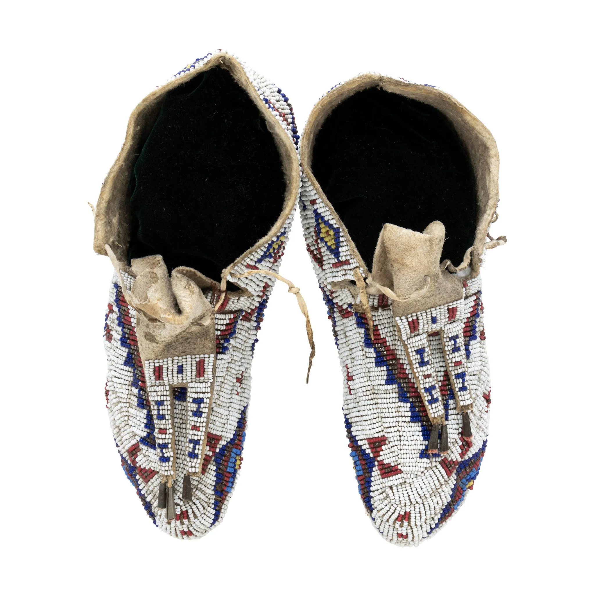 Sioux Fully Beaded Moccasins