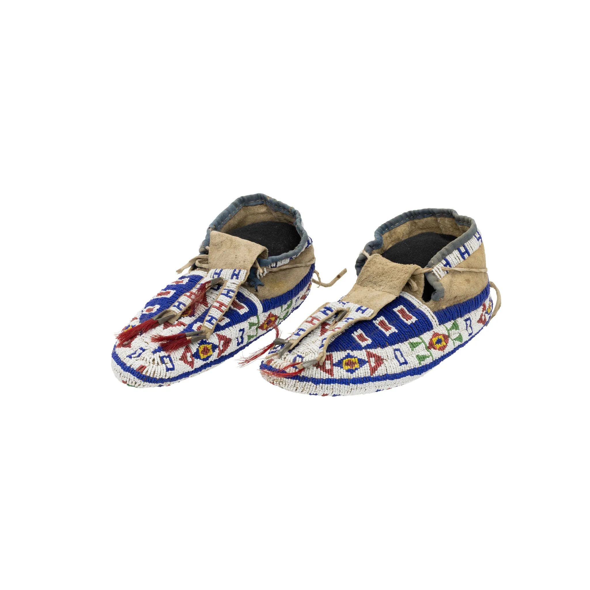 Sioux Fully Beaded Moccasins