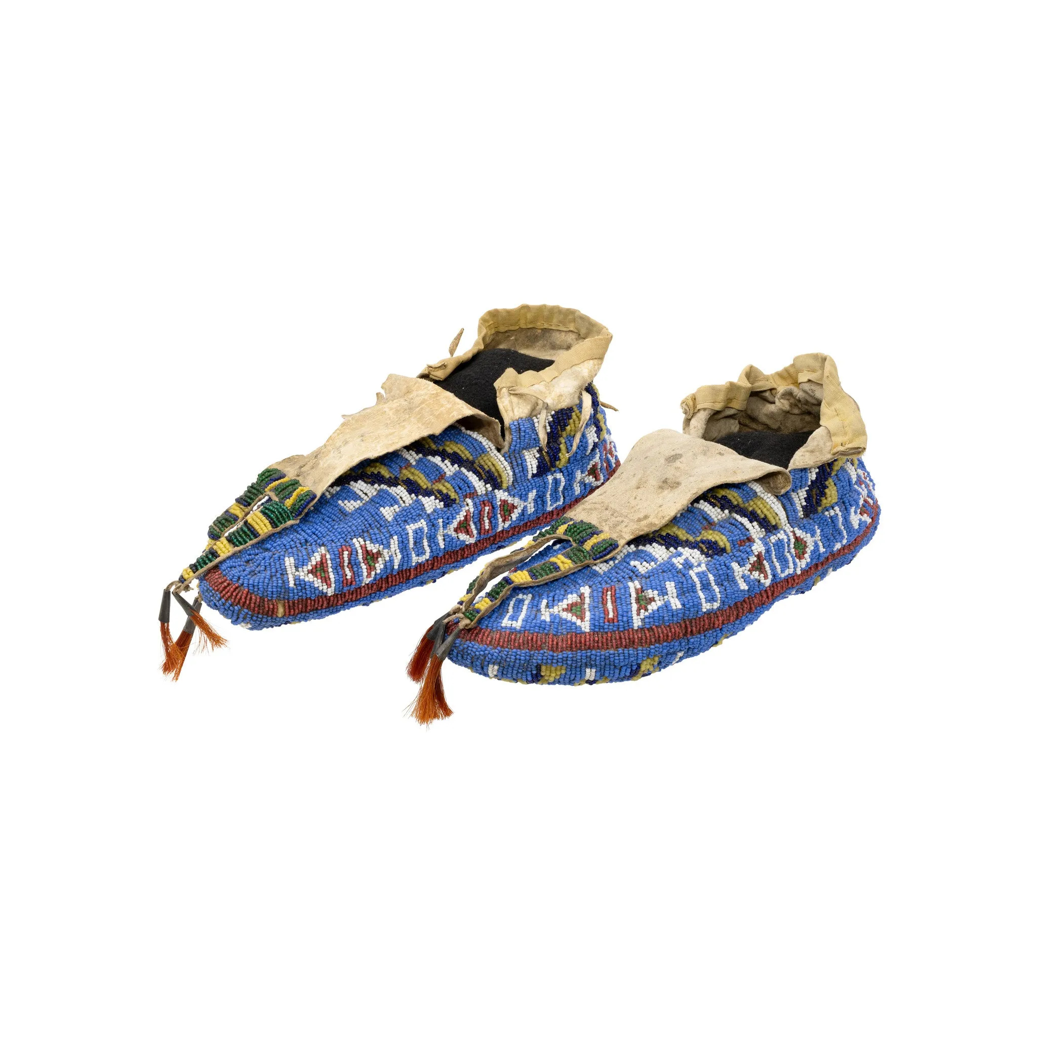 Sioux Fully Beaded Moccasins