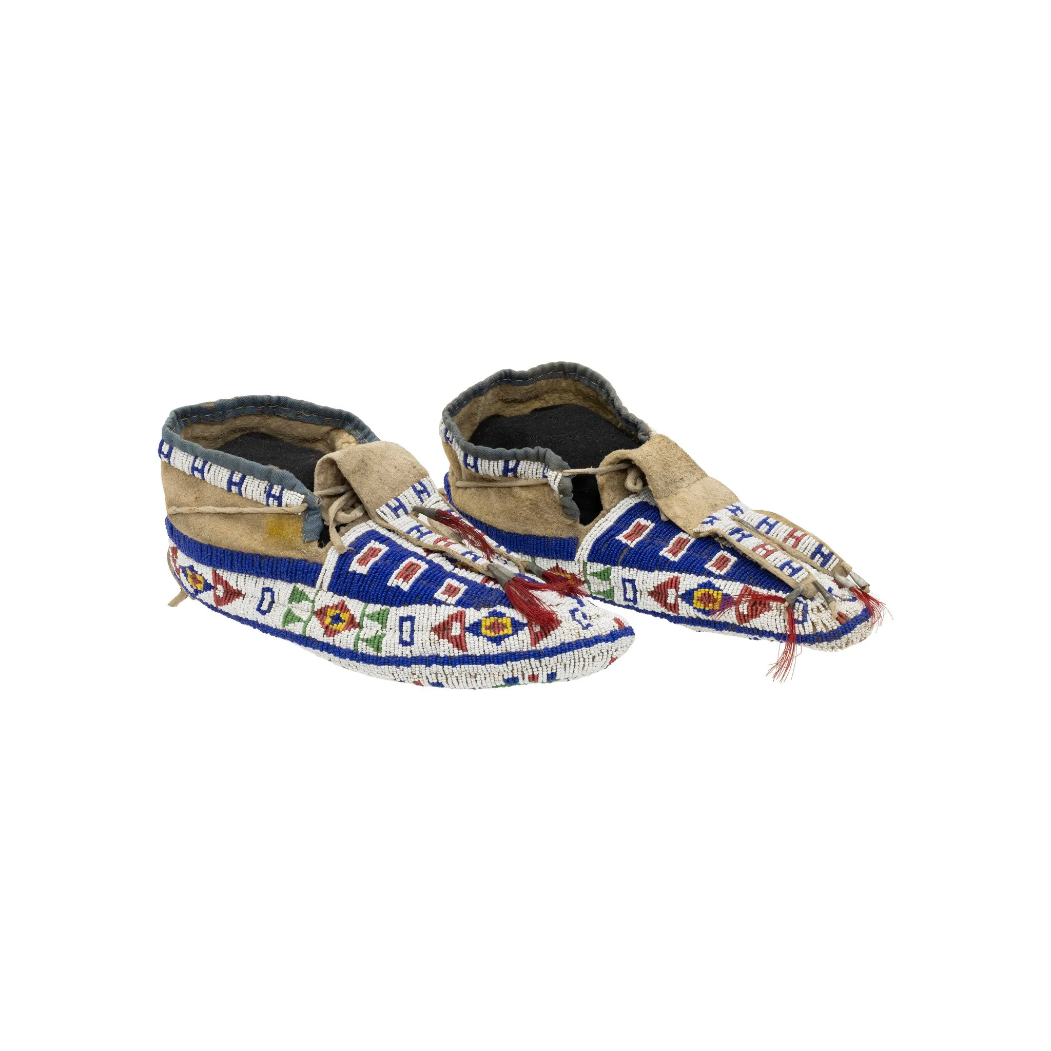 Sioux Fully Beaded Moccasins
