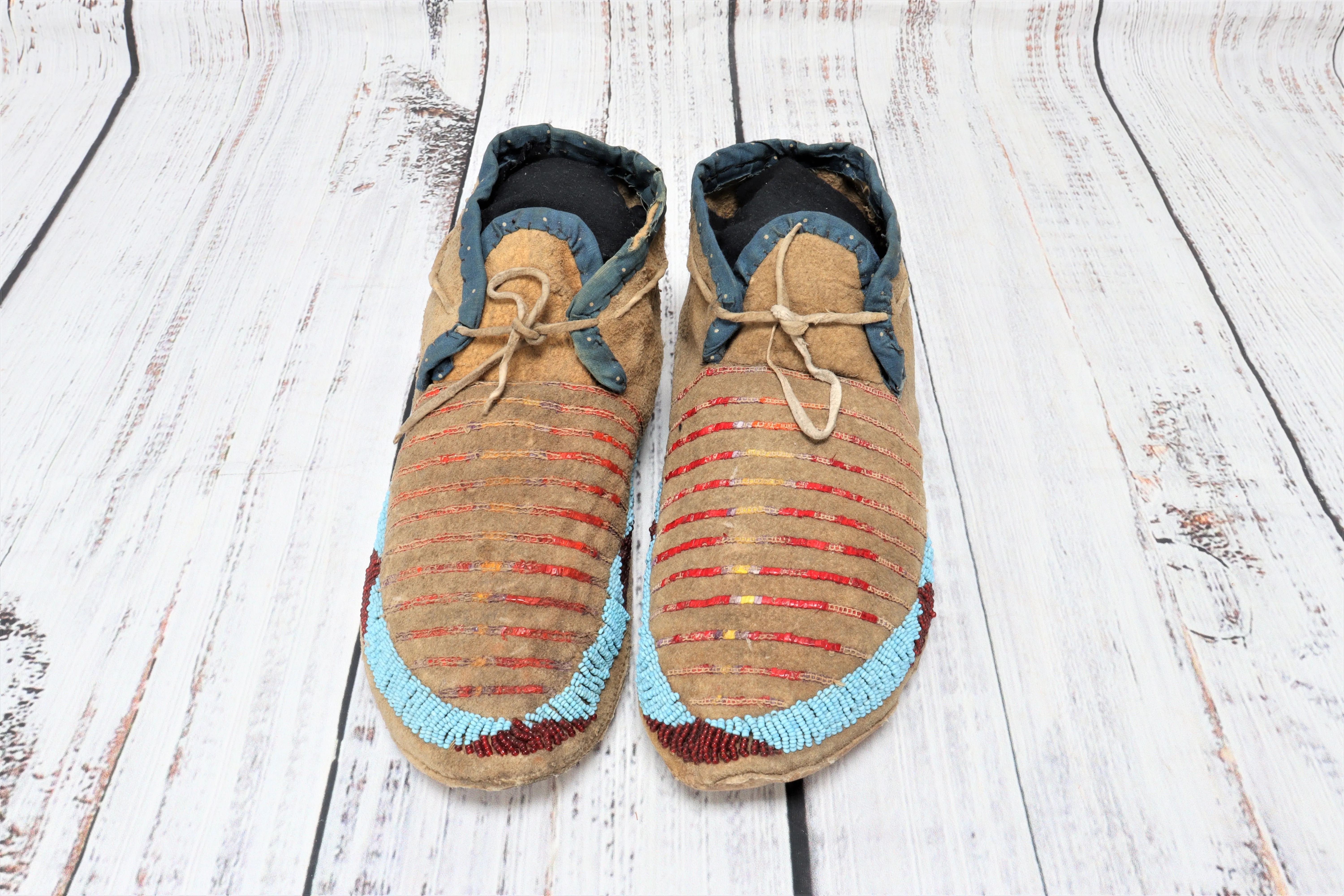 Sioux Quilled Moccasins