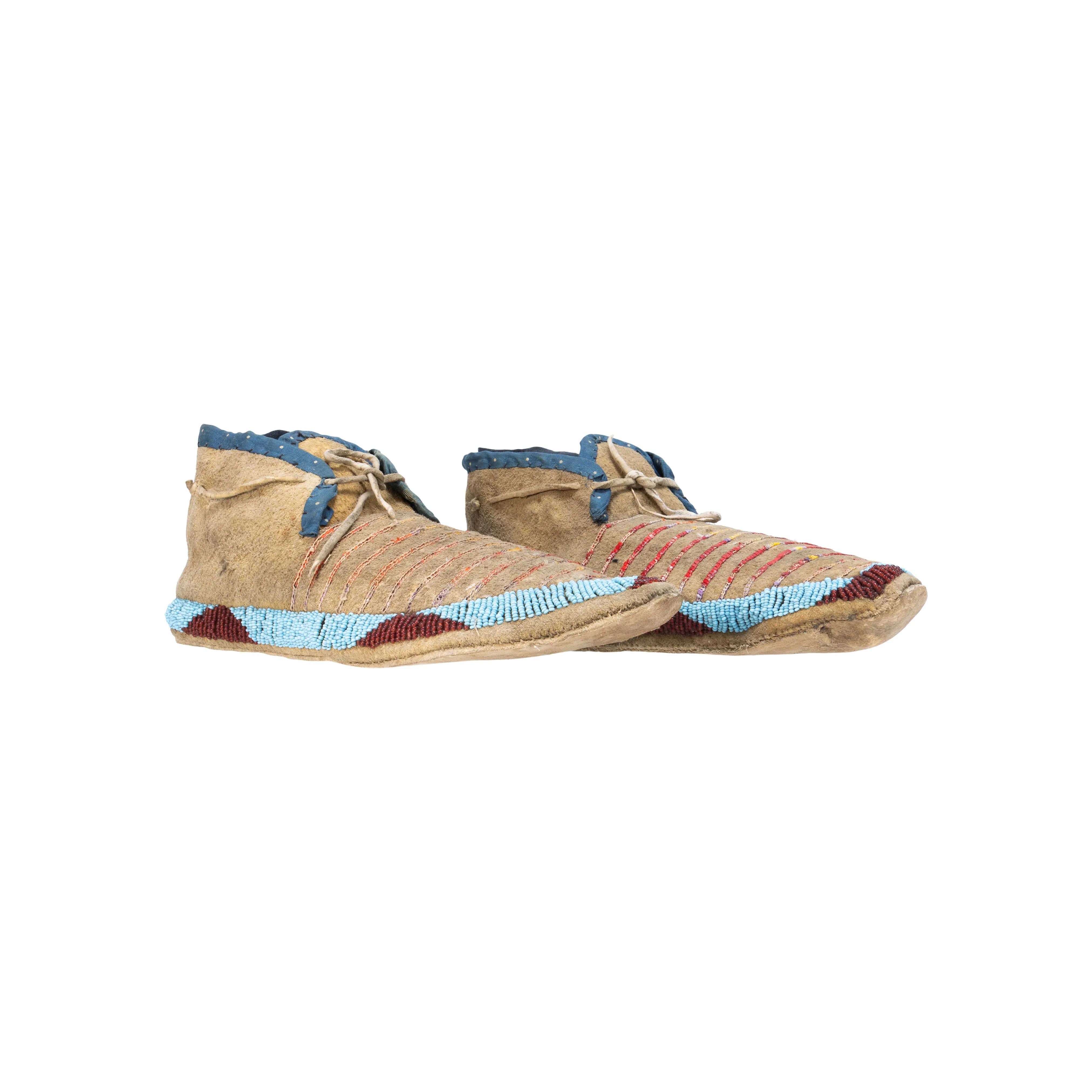 Sioux Quilled Moccasins