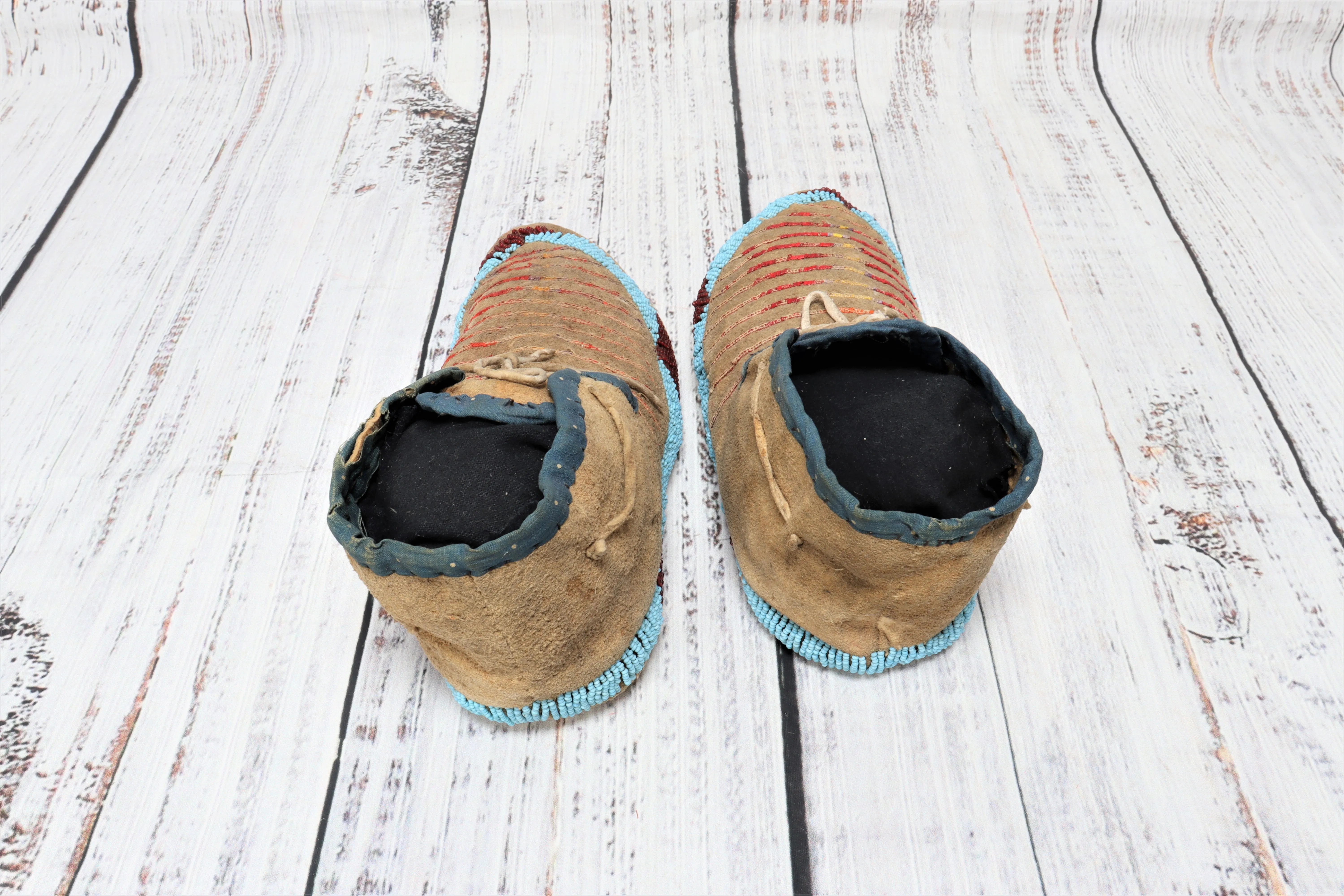 Sioux Quilled Moccasins