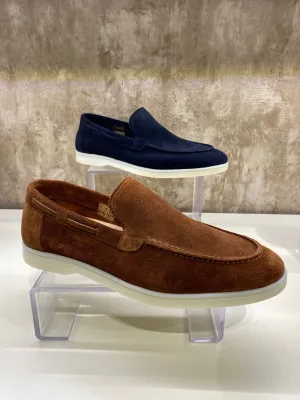 Slip-on Yacht loafers - Camel