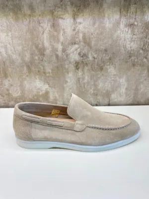 Slip-on Yacht loafers - Zandkleurig