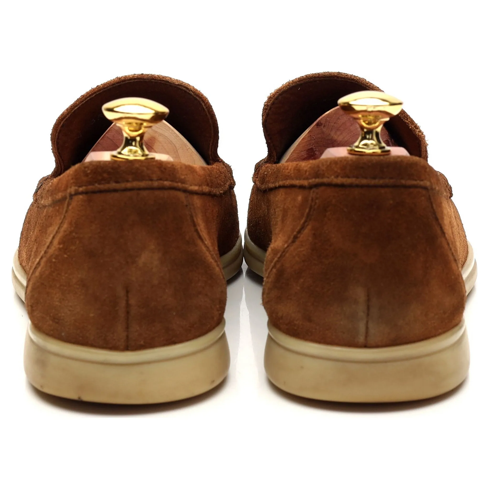 Snuff Brown Suede Slip On Loafers UK 6 EU 40
