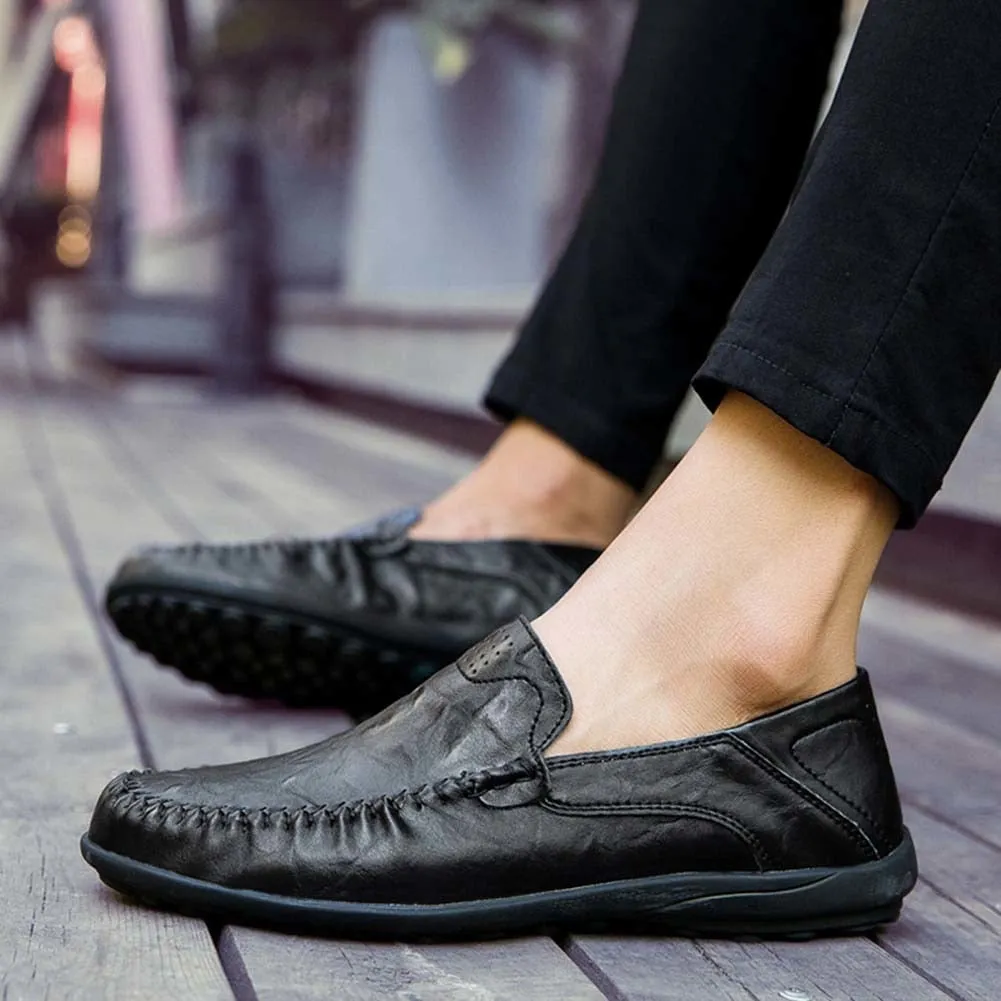 Soft Leather Loafer Moccasins