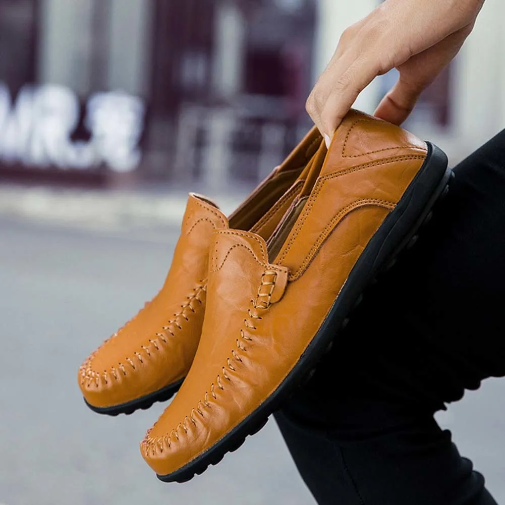 Soft Leather Loafer Moccasins
