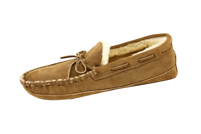 Soft Sole Moccasin - Genuine sheepskin slipper