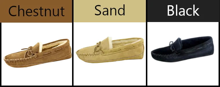Soft Sole Moccasin - Genuine sheepskin slipper