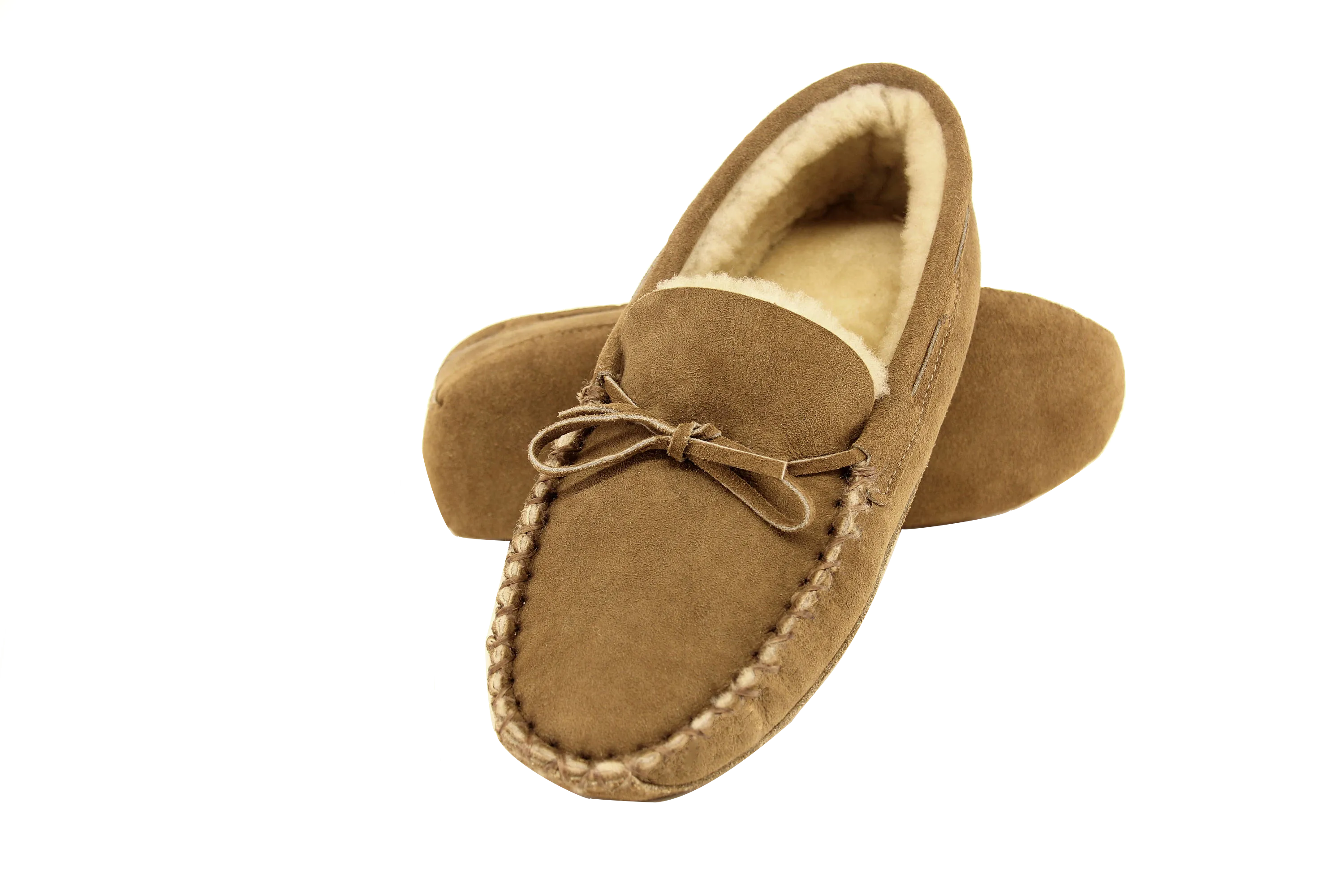 Soft Sole Moccasin - Genuine sheepskin slipper