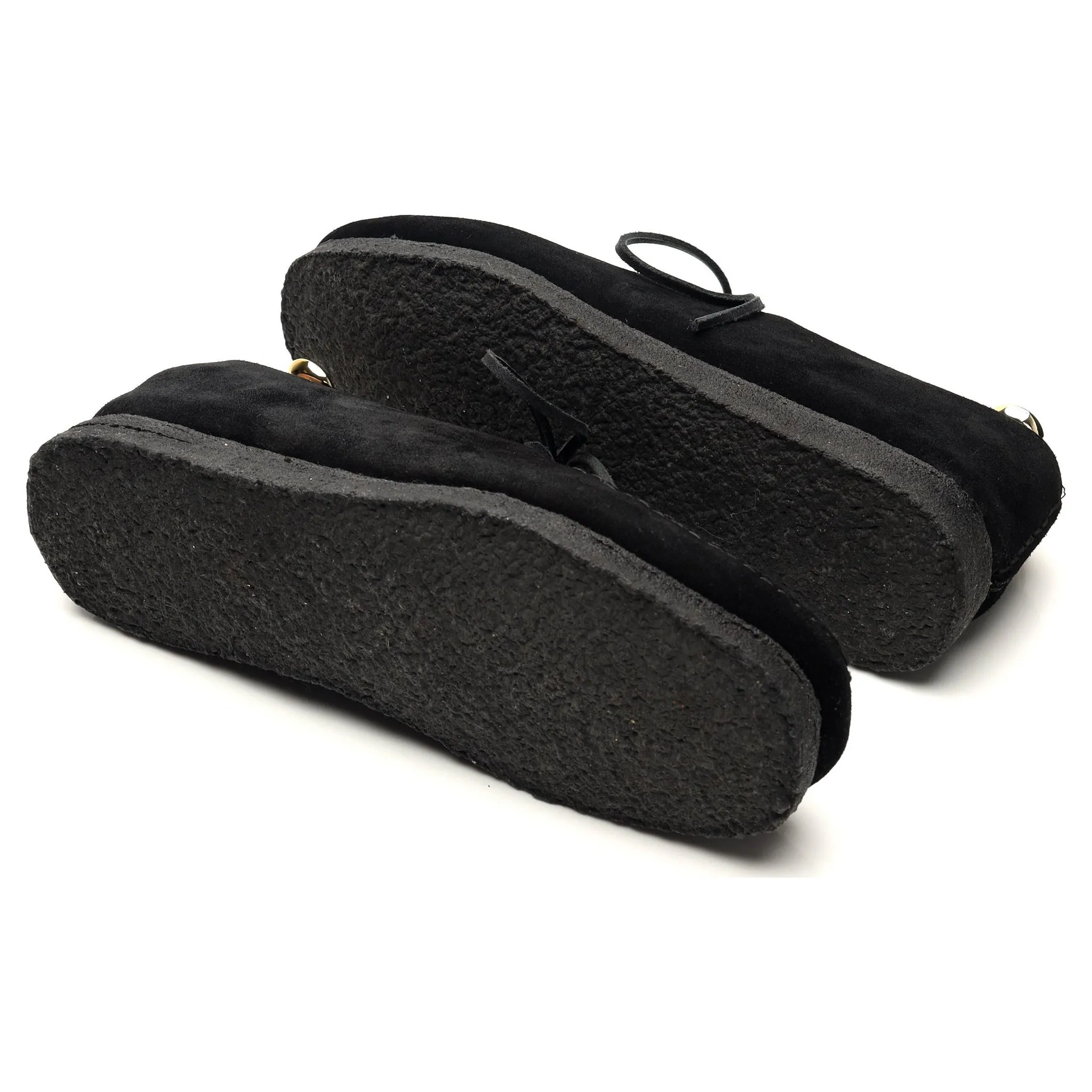 'Sports 2 Pcs Moc' Black Suede Moccasins UK 10 EU 44