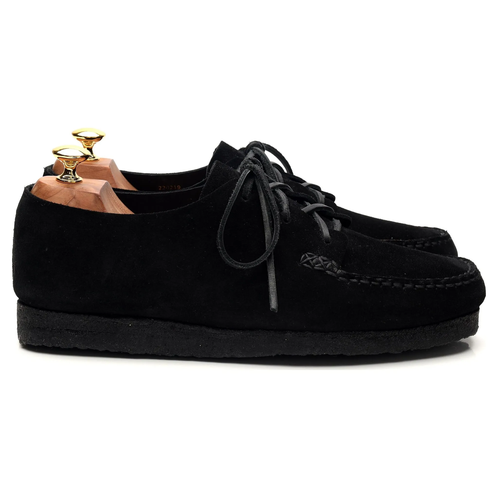 'Sports 2 Pcs Moc' Black Suede Moccasins UK 10 EU 44