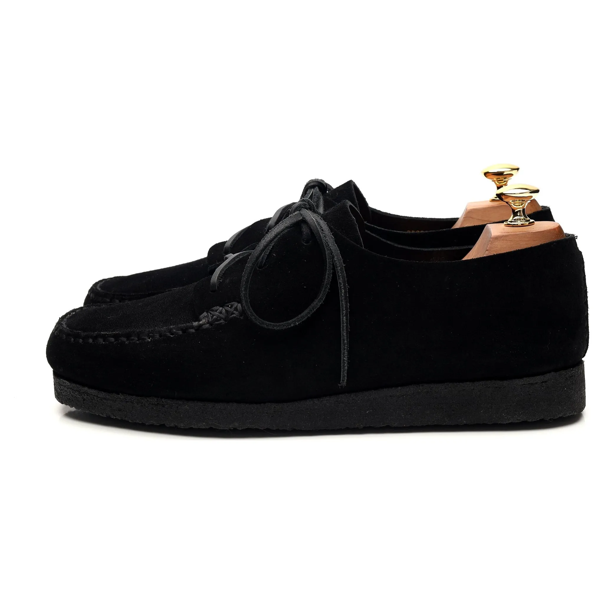 'Sports 2 Pcs Moc' Black Suede Moccasins UK 10 EU 44