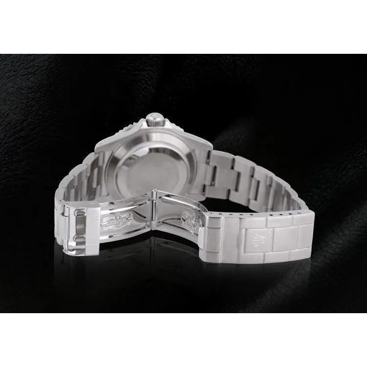 Stainless Steel Black Rolex Oyster Perpetual Submariner