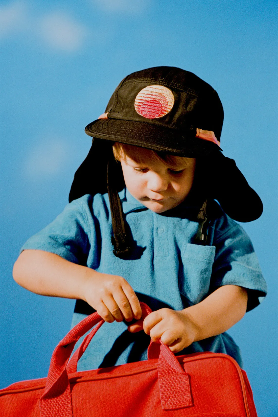 Standard Procedure - Kids Surf Hat - Black