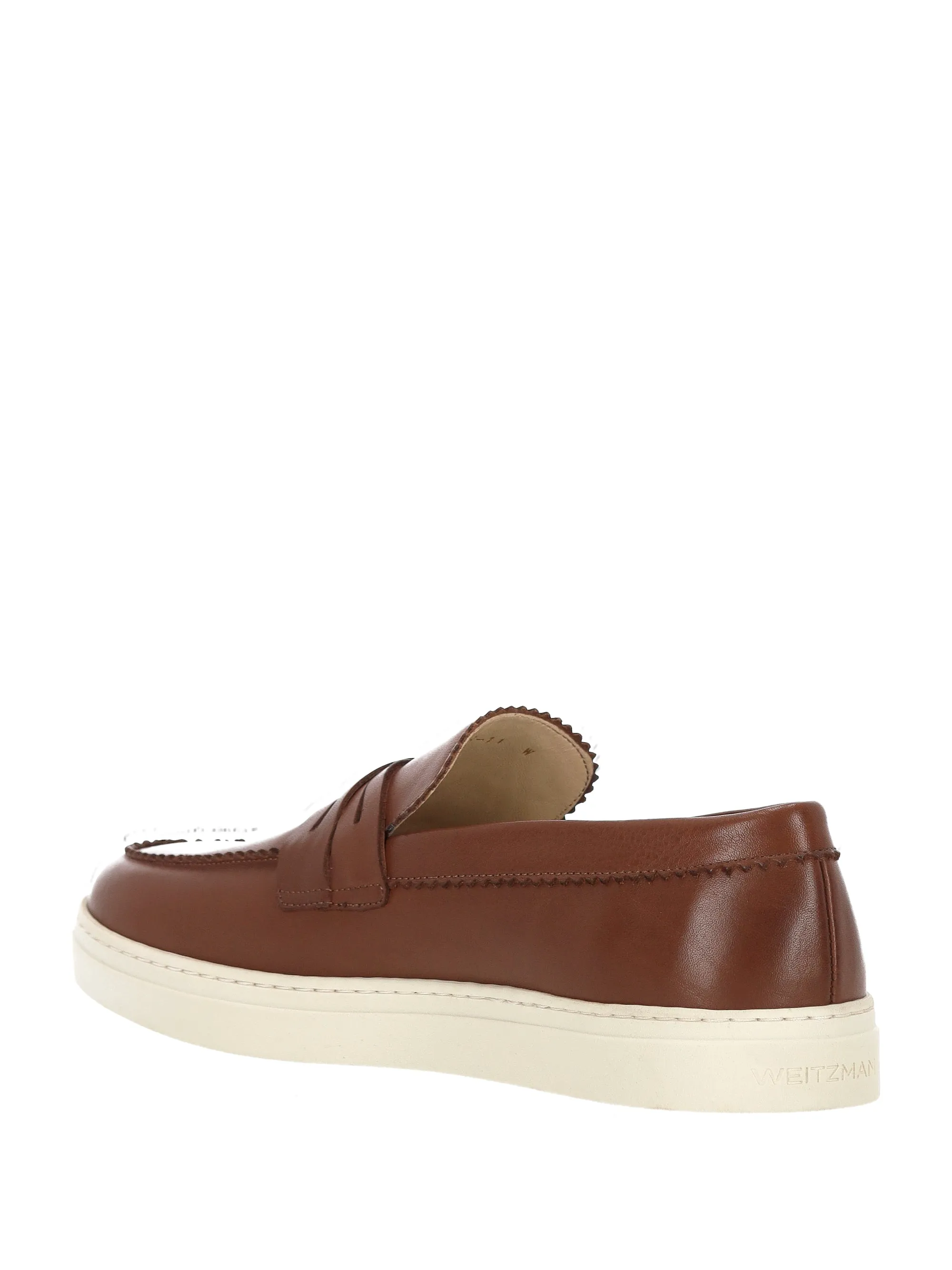 Stuart Weitzman Brixton Chestnut Brown Loafers
