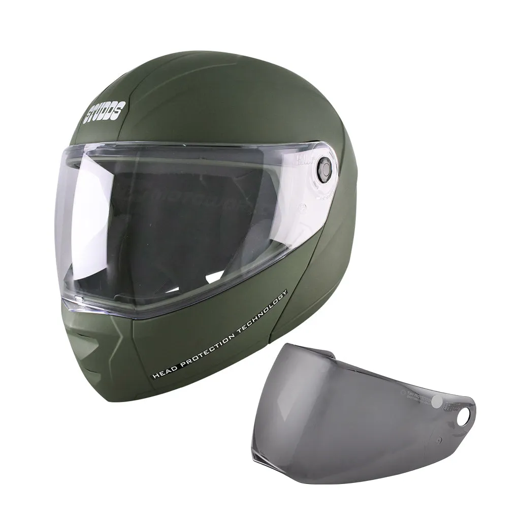 STUDDS NINJA ELITE SUPER MODULAR HELMET w/ FREE EXTRA VISOR