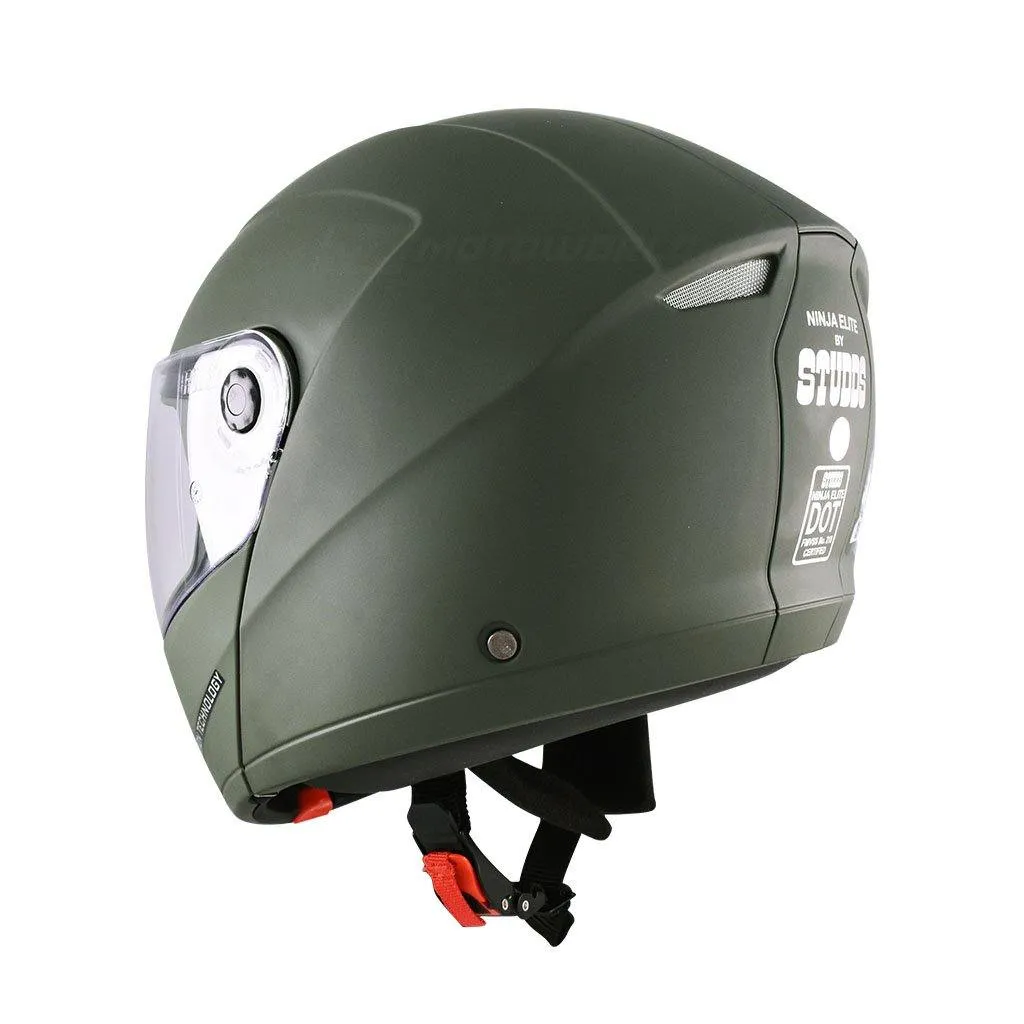 STUDDS NINJA ELITE SUPER MODULAR HELMET w/ FREE EXTRA VISOR