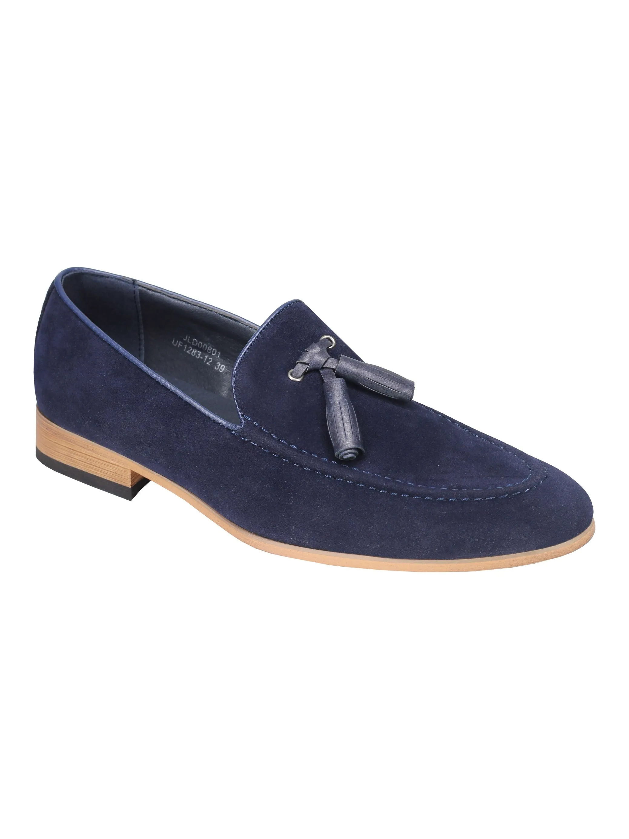 SUEDE - FAUX LEATHER LOAFERS WITH TASSEL