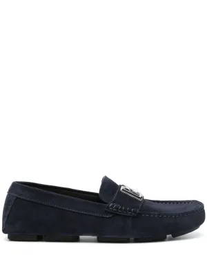 Suede leather driver shoes