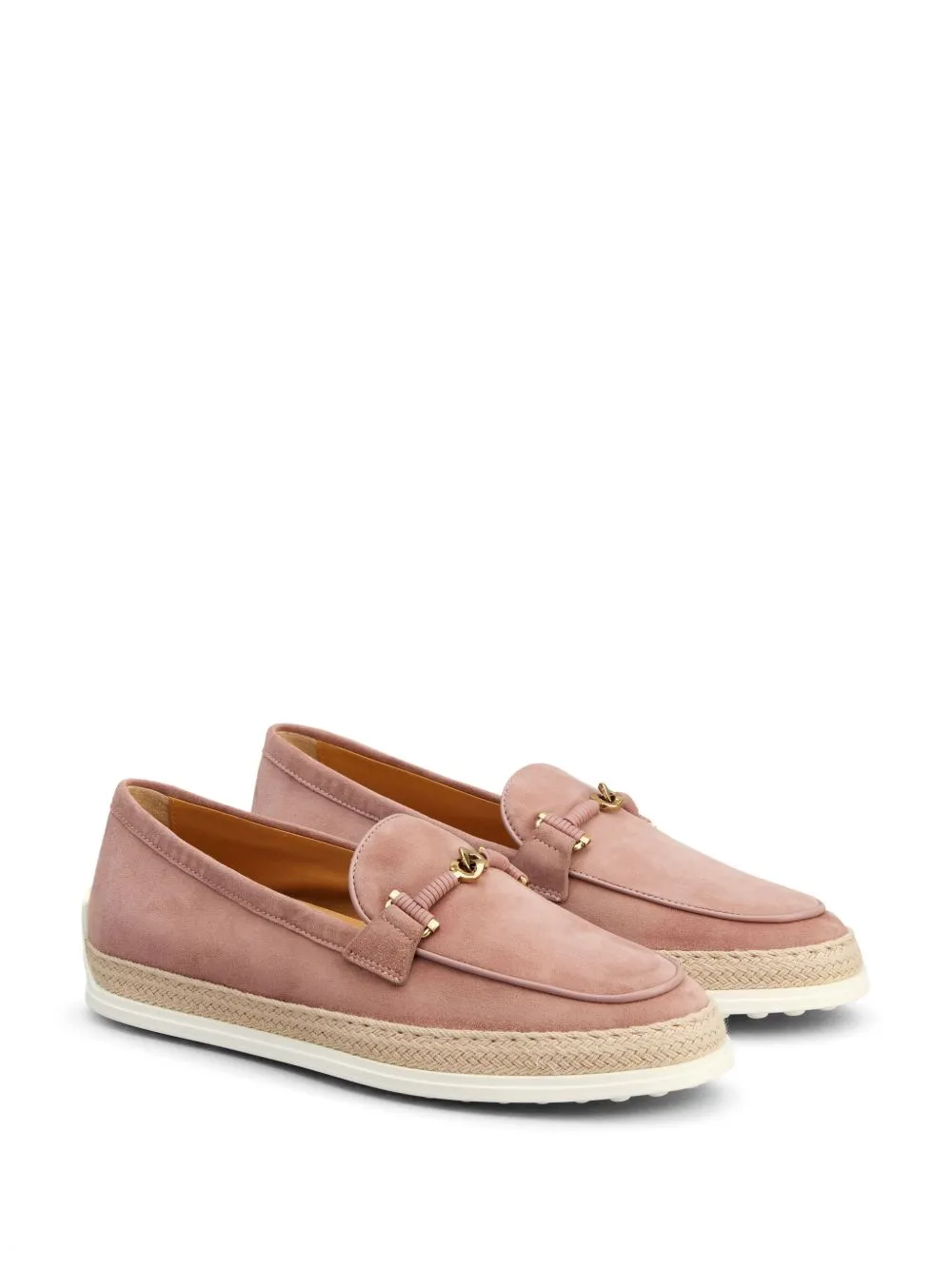 Suede leather loafers