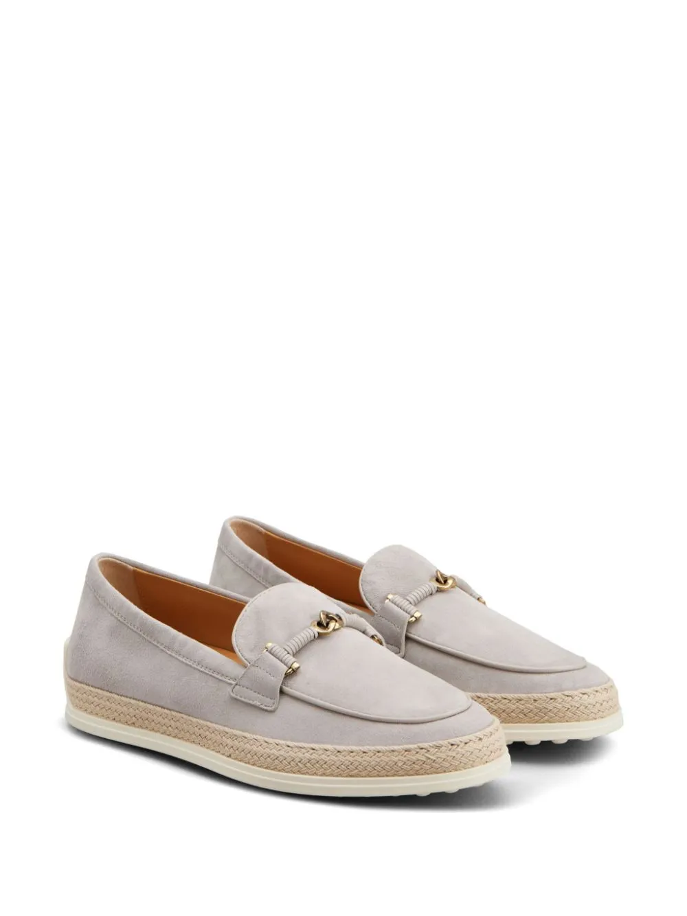 Suede leather loafers