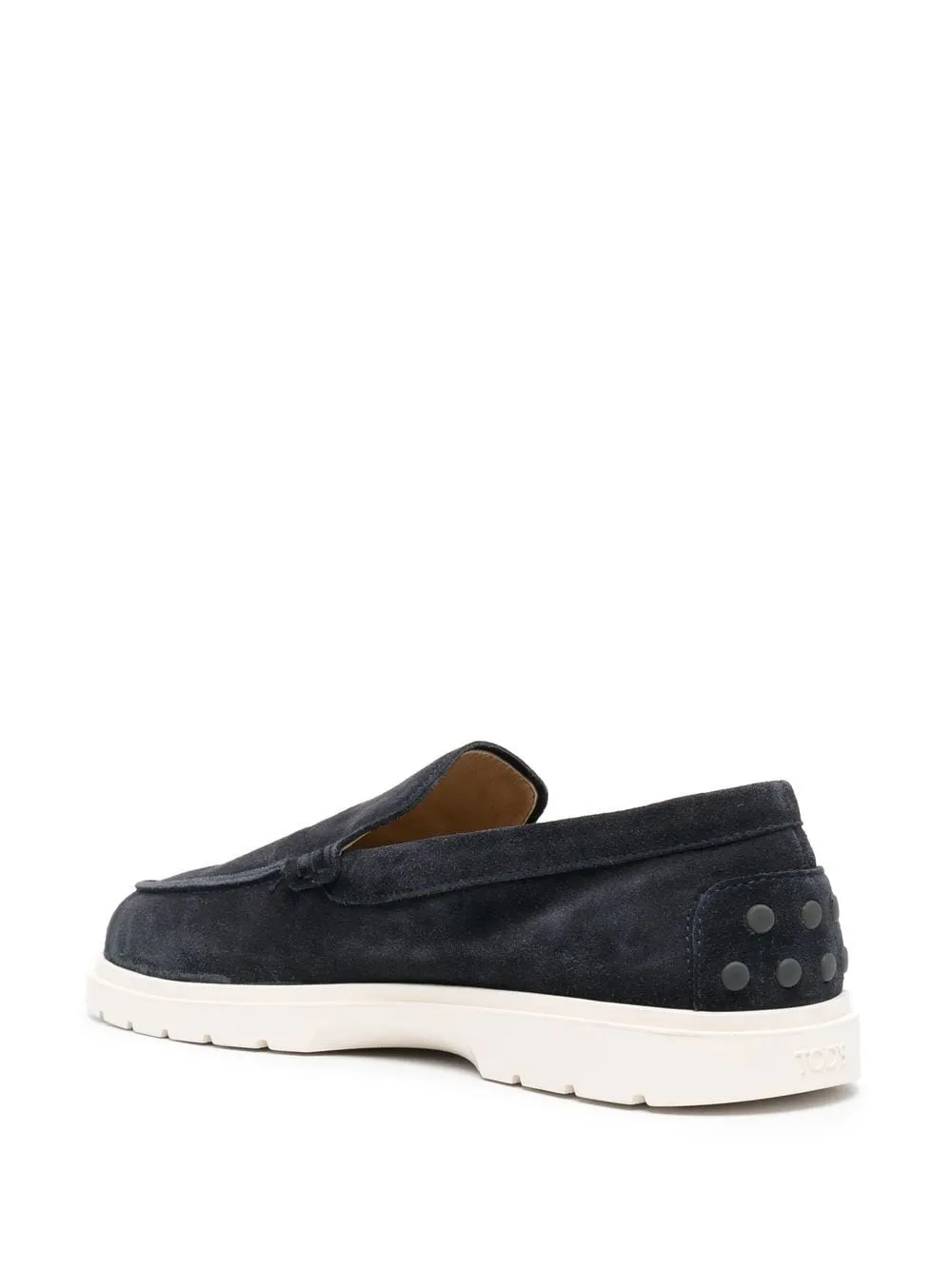 Suede leather loafers