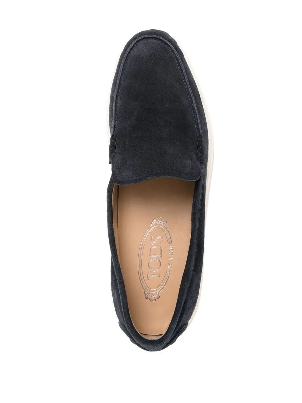 Suede leather loafers