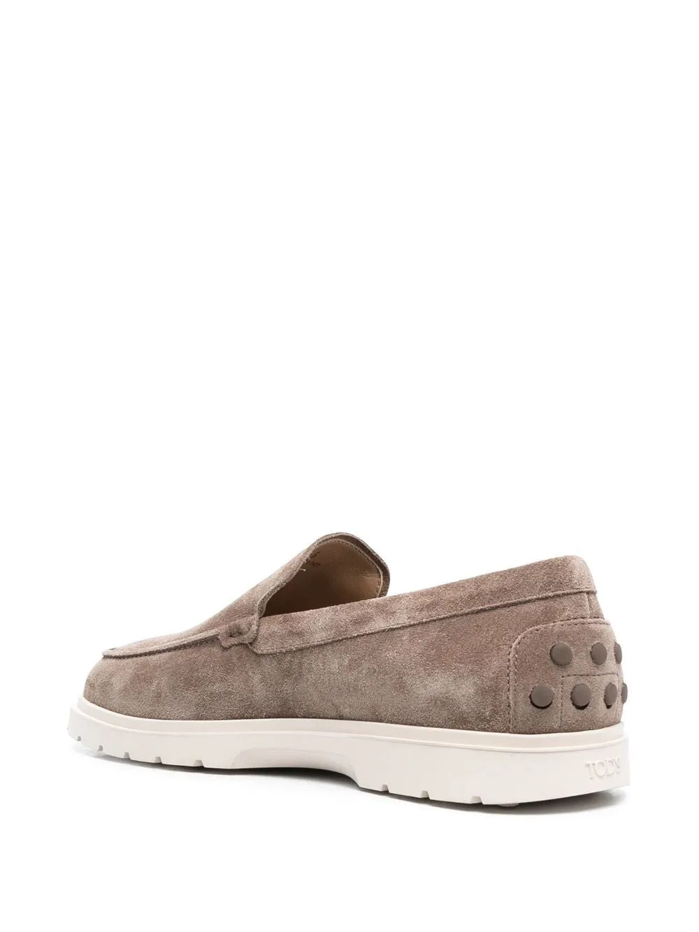 Suede leather loafers
