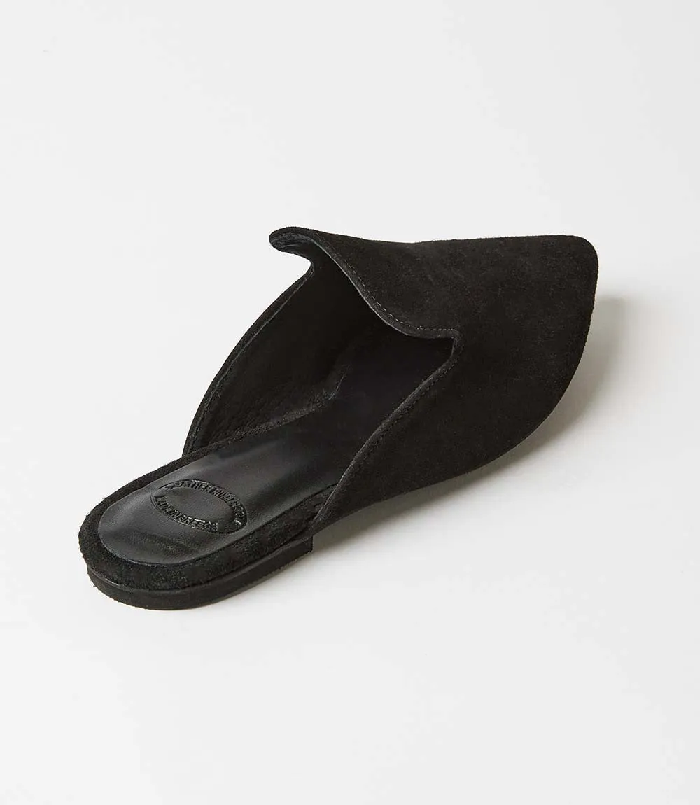 Suede Leather Mules