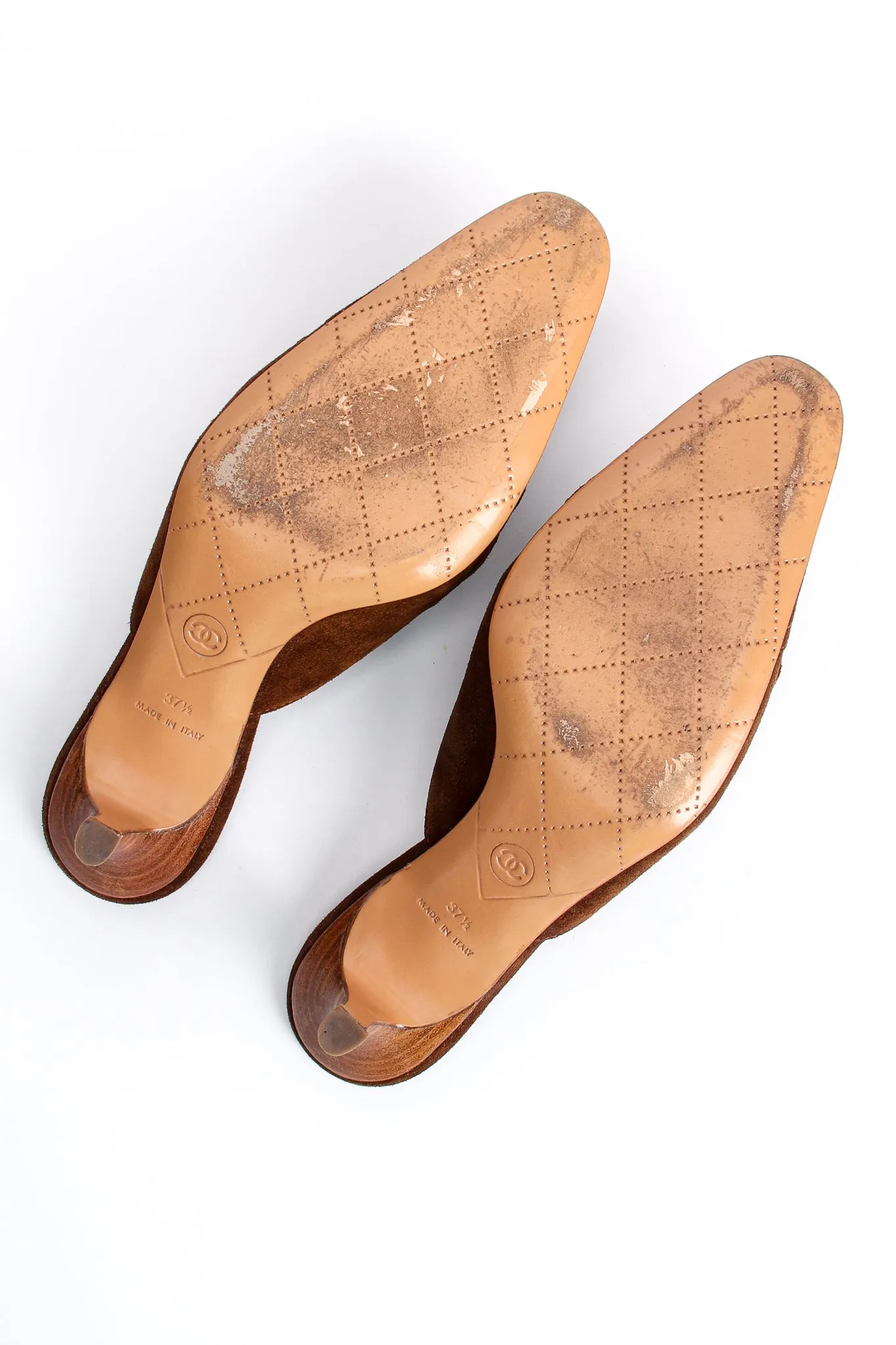 Suede Loafer Mules