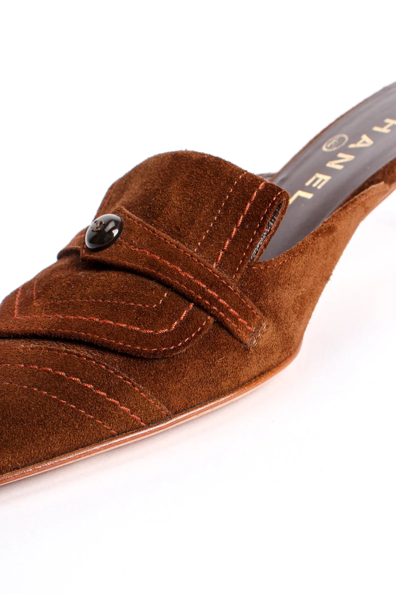 Suede Loafer Mules