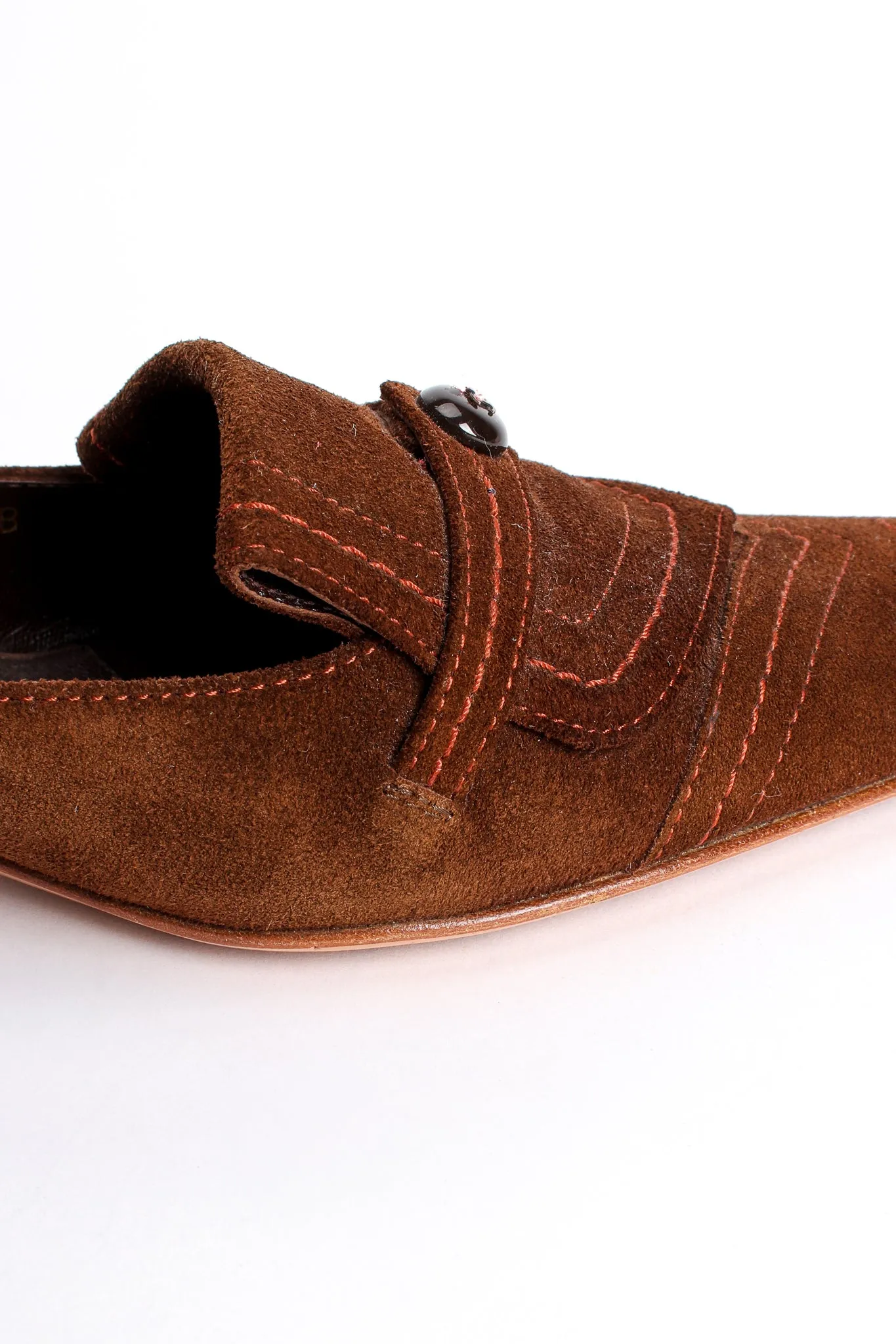 Suede Loafer Mules