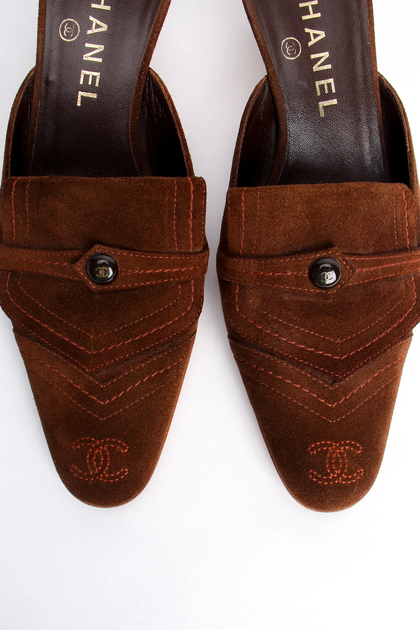 Suede Loafer Mules